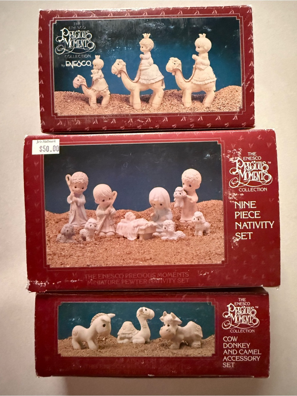 Enesco Precious Moments Nativity Figurine Set